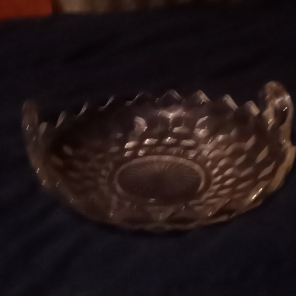 Crystal dish